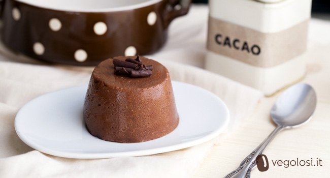 Budino vegano di miglio al cacao