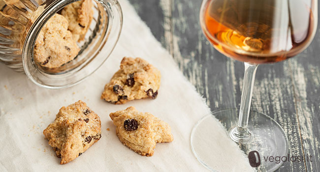 Biscotti vegani al vino passito