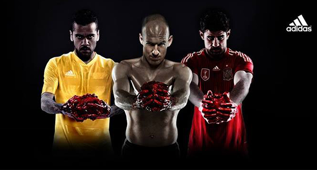 Adidas per i Mondiali 2014 il cuore insanguinato lo spot e scandalo