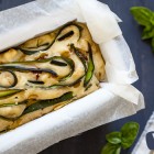 Plumcake salato vegano con verdure e tofu