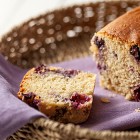 Plumcake vegano ai mirtilli