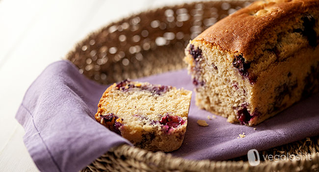 Plumcake mirtilli