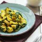 Zucchine crema mele e mango