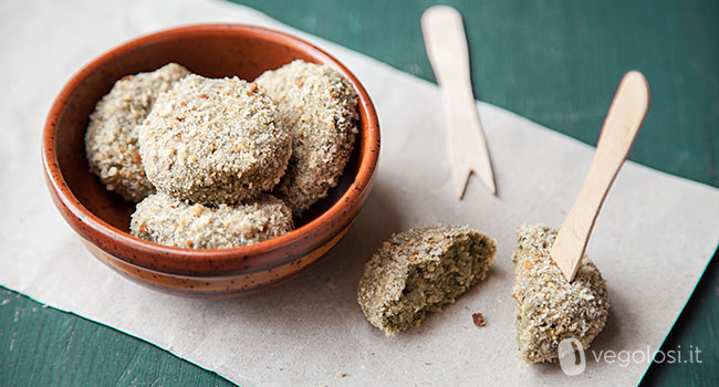 polpette di melanzane vegan al forno