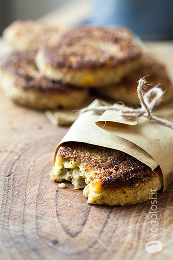 Burger vegani di zucchine