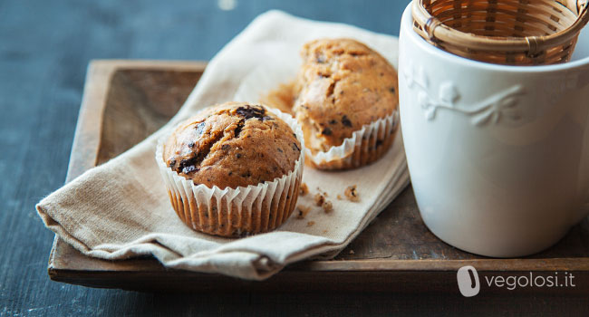 Muffin al tè e cioccolato