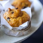 Muffin zucca rosmarino uvetta