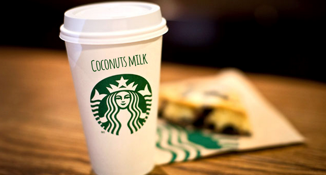 Starbuks latte di cocco