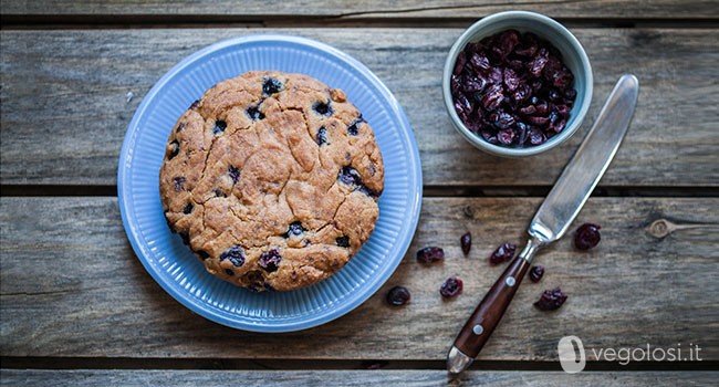 torta ai mirtilli senza glutine