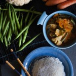 Verdure al curry rosso con riso basmati