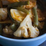 Verdure al red curry con riso basmati