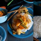 Verdure al red curry con riso basmati