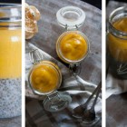 Budino di mango banane e semi di chia