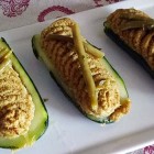 Zucchine ripiene vegan