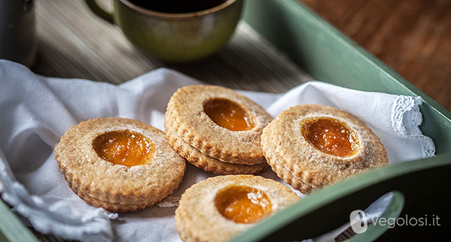 Biscotti frolla yogurt e marmellata