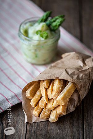 Chips di tempeh