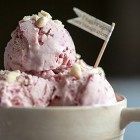 Gelato di soia ai lamponi