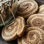 Biscotti vegani variegati al caffè