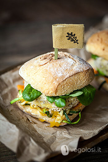 Burger vegan di riso integrale