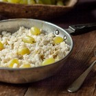 Risotto vegan all'uva