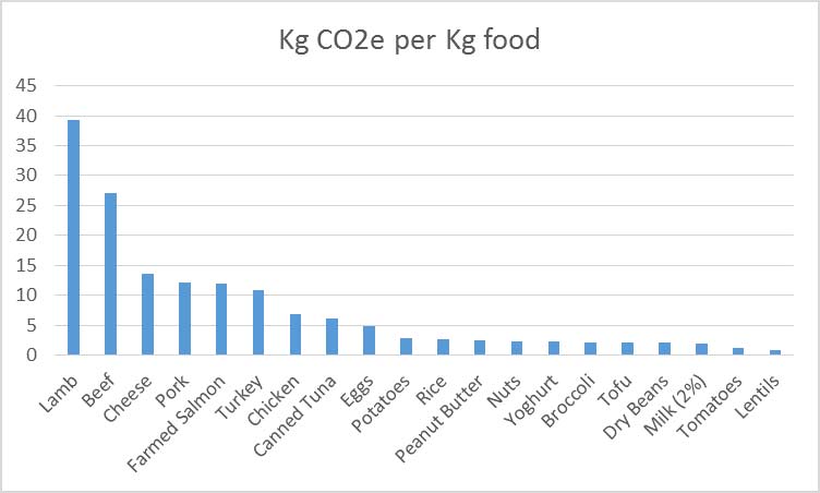 Impatto carne clima