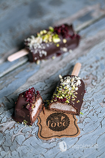 Stecchi vegani banana e cioccolato