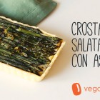 Crostata vegana salata agli asparagi