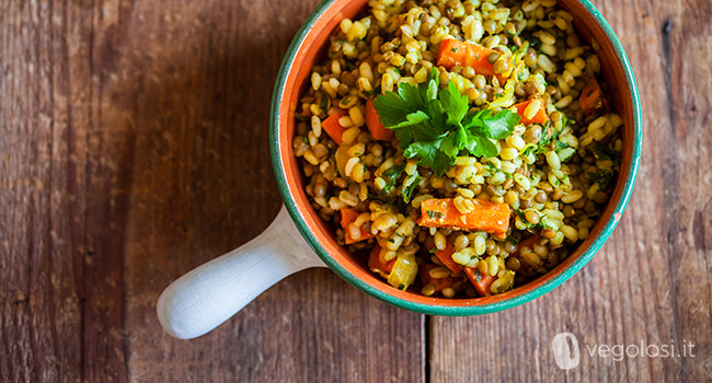 orzo curry verdure