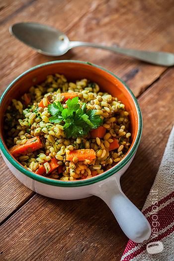 orzo curry verdure