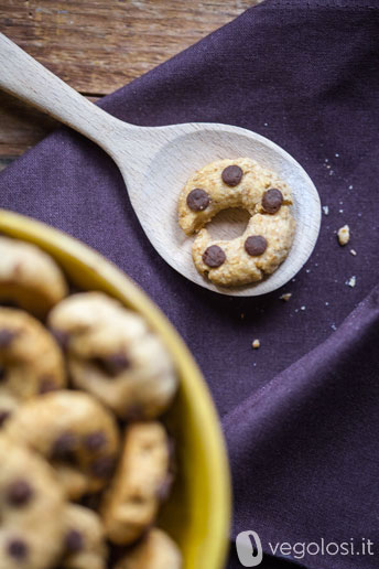 biscotti con gocce di cioccolato