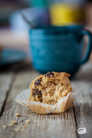 muffin vegani mirtilli e cannella