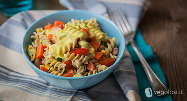 Pasta fredda veloce e cremosa