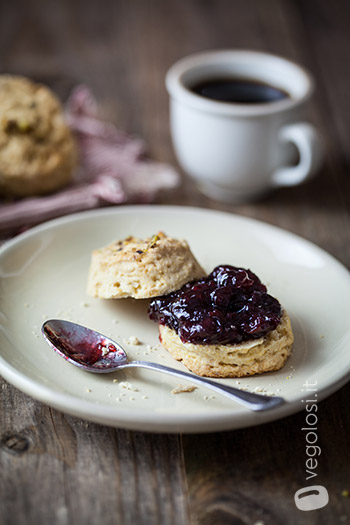 scones vegani marmellata