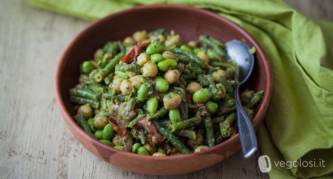 tabbouleh ceci fagiolini