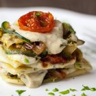 Lasagnette vegane al tè con zucchine