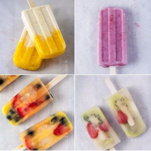 Ghiaccioli alla frutta fatti in casa