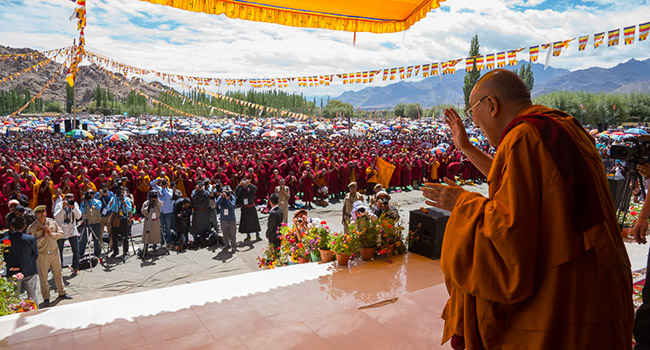 Dalai lama vegetariano