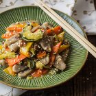 Gnocchi di riso integrale e verdure