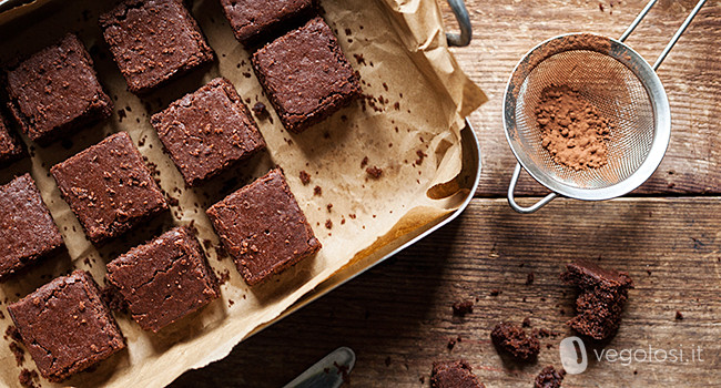 Torta al cioccolato vegan brownies