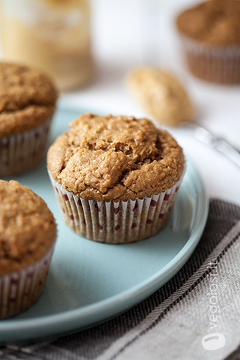 muffin al burro di arachidi