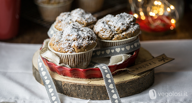 muffin panettone vegano