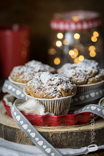 muffin panettone vegano