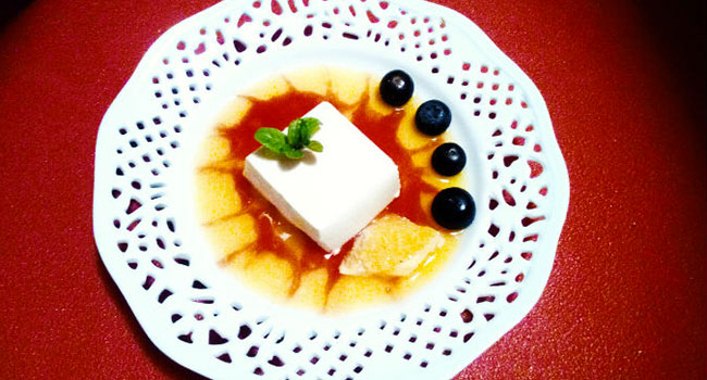 panna cotta vegana