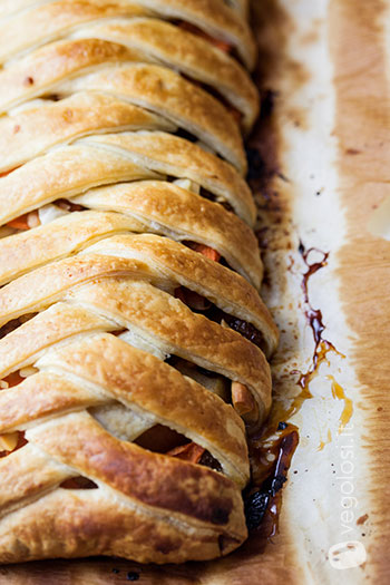 strudel mele zucca mandorle
