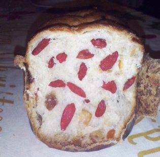 panettone bacche goji