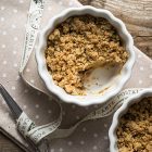 crumble cachi pere