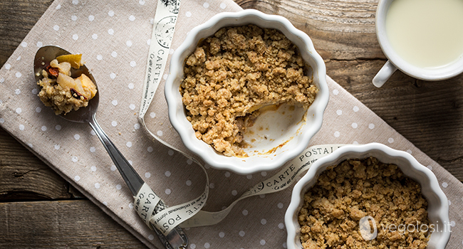 crumble cachi pere