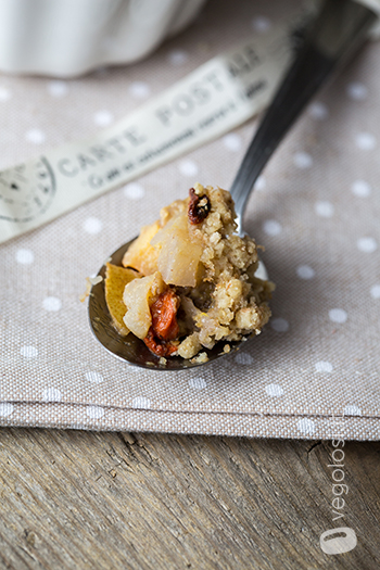 crumble cachi pere