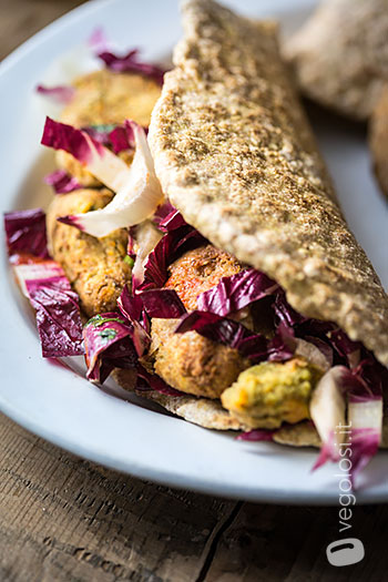 falafel lenticchie pita