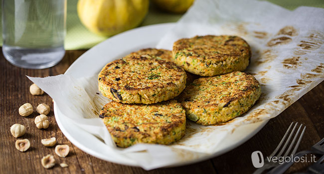 Burger vegetali tofu e nocciole